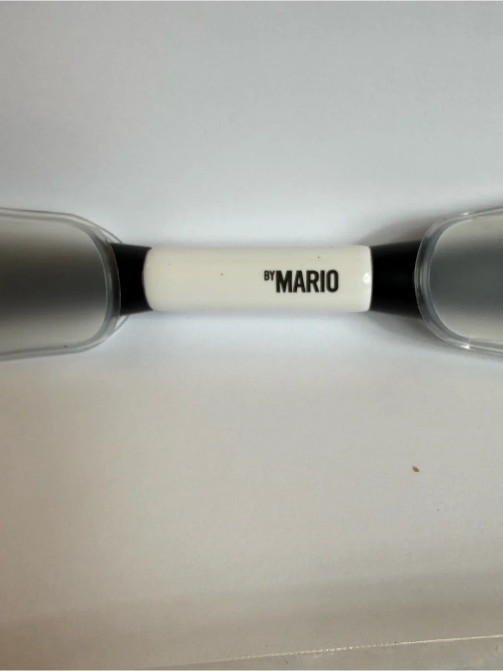 Make By Mario Dual-Ended Makeup Brush - White & Black F4